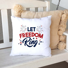 Load image into Gallery viewer, Let Freedom Ring | 18x18 pillow cover
