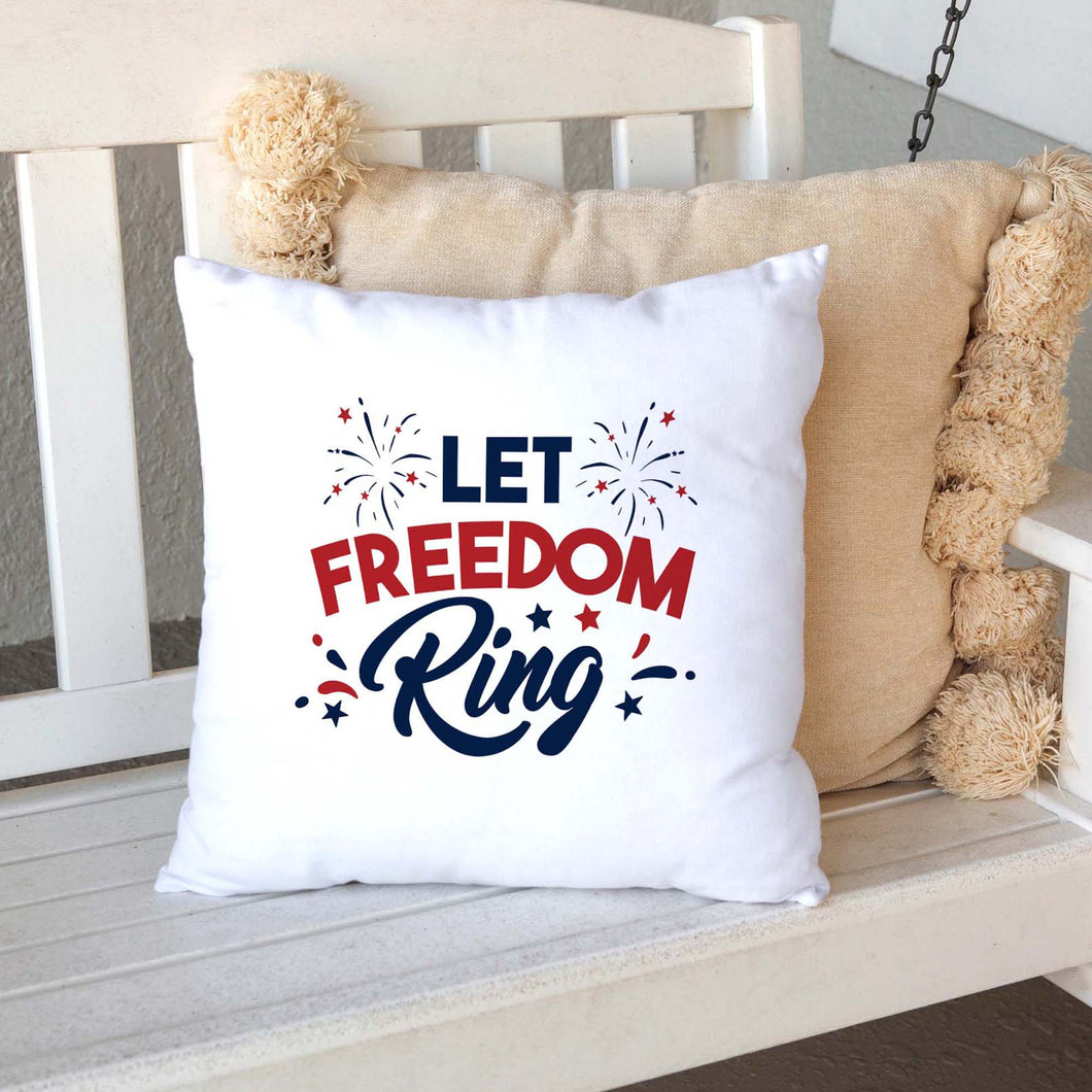 Let Freedom Ring | 18x18 pillow cover