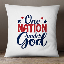 Load image into Gallery viewer, One Nation Under God | 18x18 pillow cover
