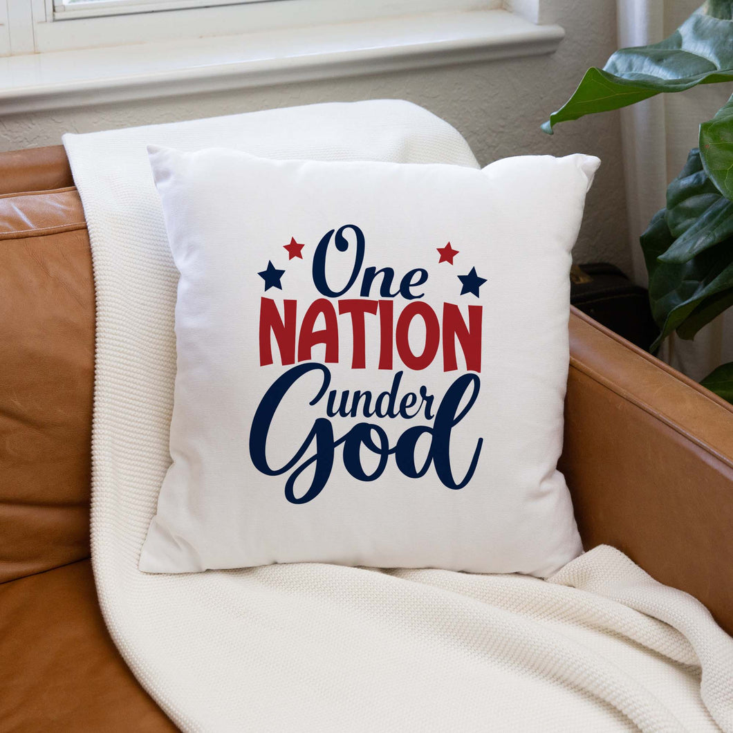 One Nation Under God | 18x18 pillow cover