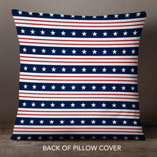 Load image into Gallery viewer, God Bless America (white) | 18x18 pillow cover
