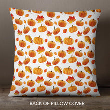 Load image into Gallery viewer, Farm Fresh Pumpkin Harvest—18x18 Pillow Cover
