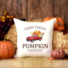 Load image into Gallery viewer, Farm Fresh Pumpkin Harvest—18x18 Pillow Cover
