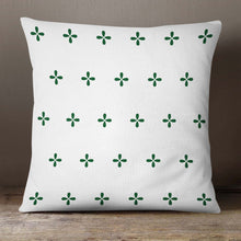 Load image into Gallery viewer, Green Geometric Pattern&lt;br&gt;18x18 Pillow Cover
