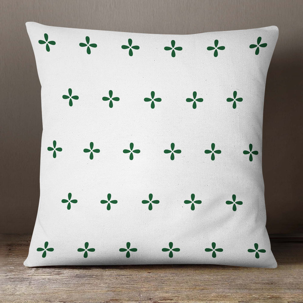 Green Geometric Pattern<br>18x18 Pillow Cover