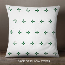 Load image into Gallery viewer, Green Geometric Pattern&lt;br&gt;18x18 Pillow Cover
