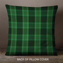 Load image into Gallery viewer, Green Plaid&lt;br&gt;18x18 Pillow Cover
