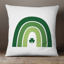 Load image into Gallery viewer, Green Rainbow&lt;br&gt;18x18 Pillow Cover
