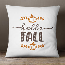 Load image into Gallery viewer, Hello Fall—18x18 Pillow Cover
