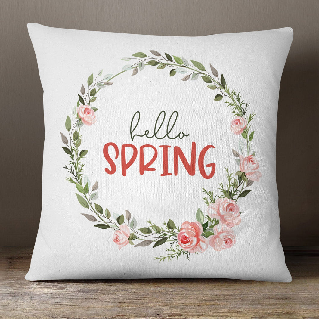 Hello Spring | 18x18 Pillow Cover