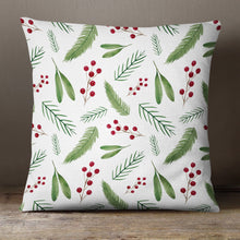 Load image into Gallery viewer, Holly Berry&lt;br&gt;18x18 Pillow Cover
