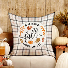 Load image into Gallery viewer, I Love Fall Most of All—18x18 Pillow Cover
