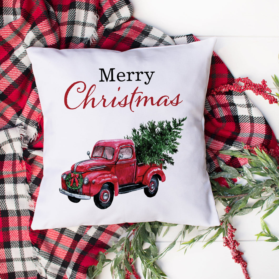 Merry Christmas<br>18x18 Pillow Cover