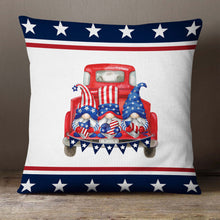 Load image into Gallery viewer, Patriotic Gnomes | 18x18 Pillow Cover
