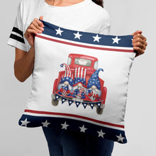 Load image into Gallery viewer, Patriotic Gnomes | 18x18 Pillow Cover
