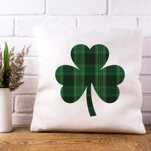 Load image into Gallery viewer, Plaid Shamrock&lt;br&gt;18x18 Pillow Cover
