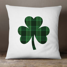 Load image into Gallery viewer, Plaid Shamrock&lt;br&gt;18x18 Pillow Cover
