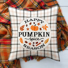 Load image into Gallery viewer, Pumpkin Spice Season—18x18 Pillow Cover
