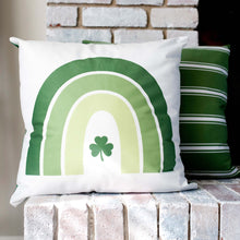 Load image into Gallery viewer, Green Rainbow&lt;br&gt;18x18 Pillow Cover
