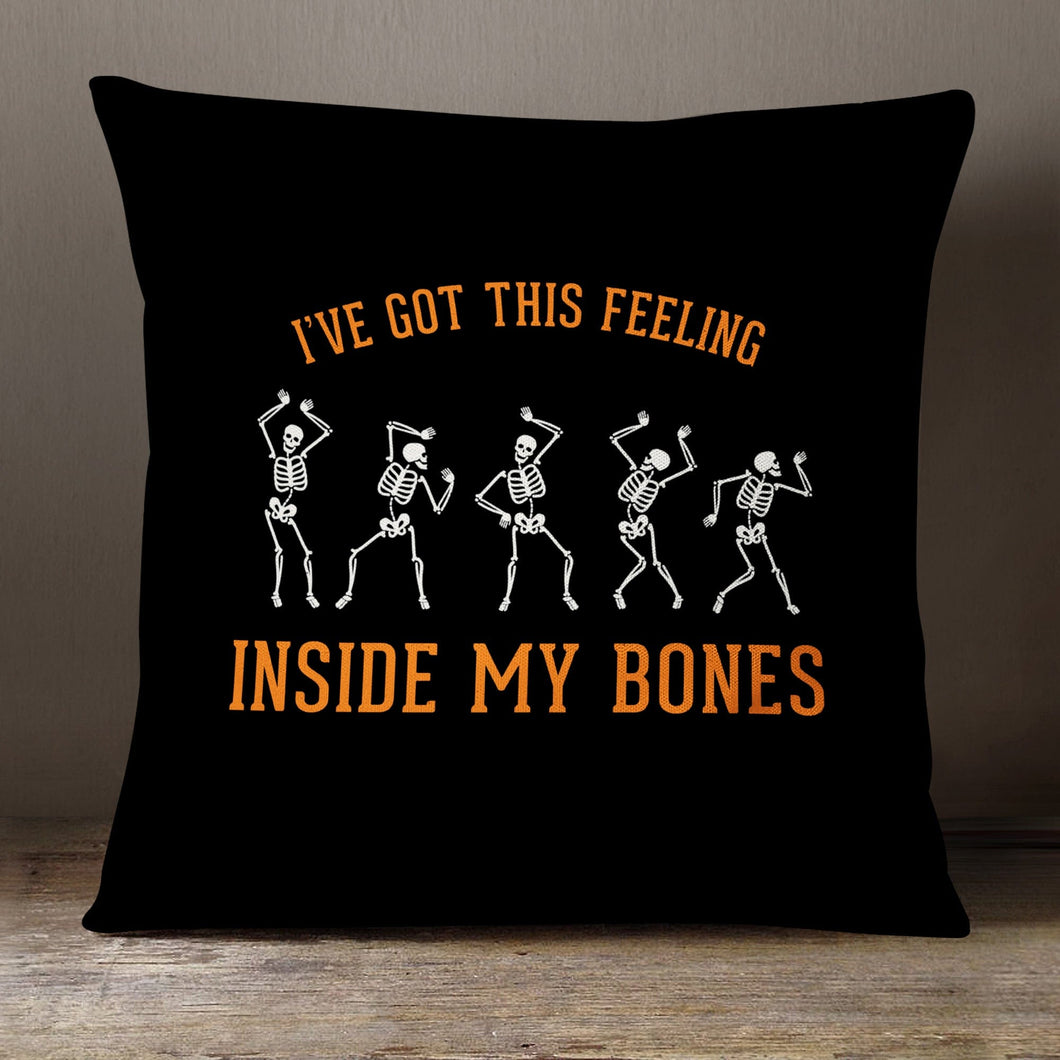 Dancing Skeletons—18x18 Pillow Cover