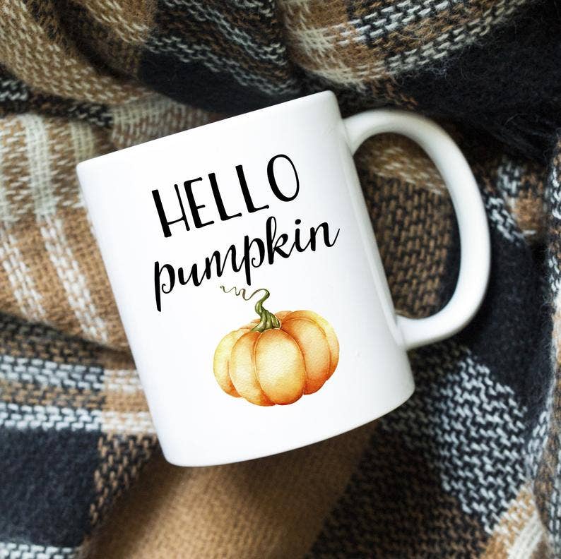 Hello Pumpkin Mug <br> 15oz Ceramic Mug