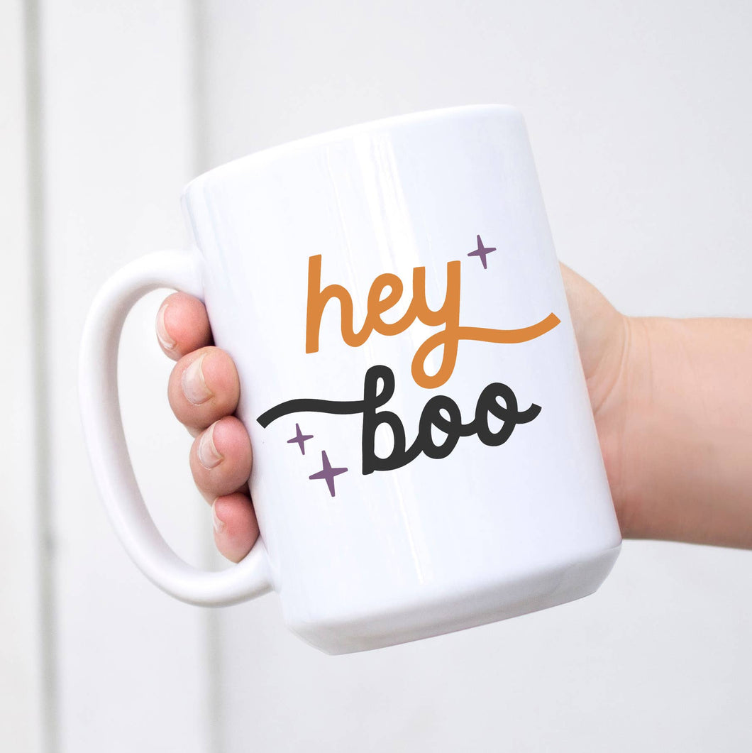 Hey Boo <br> 15oz Ceramic Mug